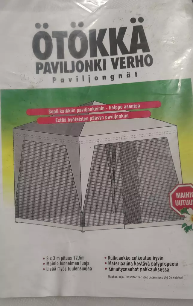 Paviljonkiverho Ötökkä - Puutahakatokset - 35435435422 - 1