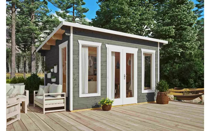 Pihatalo Cello Sundsvall maalattu 11,4m2 - Aitat ja vierasmajat - 6438313621522 - 1