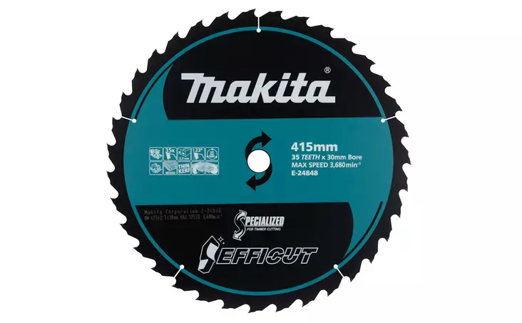 Pyörösahanterä Makita Efficut 415x30x2,3 - Pyörösahanterät - 197050358172 - 1