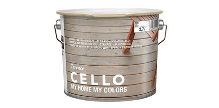 Cello Terrace Terassiöljy 2,7l väritön - Terassiöljyt, puuöljyt ja kalusteöljyt - 6414621101123 - 1