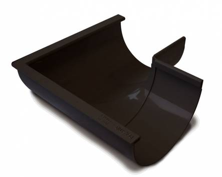 Kulmakouru UK 125 mm/90° Musta - Sadevesijärjestelmät - 5702751595013 - 1