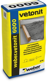 Weber 6000 pikamassa 20 kg - Tasoitteet - 6415910032593 - 1