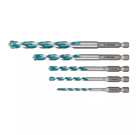 Monikäyttöporanteräsarja 5-osaa E-25432 - Poranteräsarjat - 0197050364753 - 2