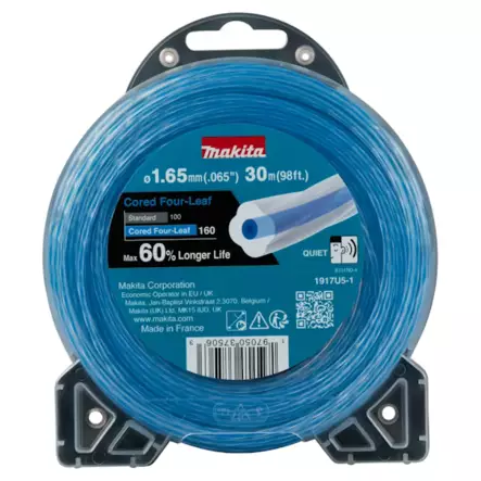 Siima Makita 1,6mmx30m neliapila - Trimmeritarvikkeet ja siimat - 197050375063 - 1