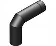 Savuputki Jeremias 115mm 90 astetta must - Savupiiput ja hormit - 5900856825503 - 1