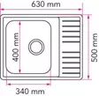 Allas stala Lyria L40-s rst - Keittiöaltaat - 6417791138593 - 2