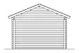 Pihatalo ja katos Vikersund 15,2 m2 + 11,4 m2 - Aitat ja vierasmajat - 4018211761883 - 8