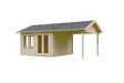 Pihatalo ja katos Vikersund 15,2 m2 + 11,4 m2 - Aitat ja vierasmajat - 4018211761883 - 12