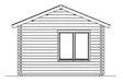 Pihatalo ja katos Vikersund 15,2 m2 + 11,4 m2 - Aitat ja vierasmajat - 4018211761883 - 14