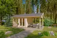 Pihatalo ja katos Vikersund 15,2 m2 + 11,4 m2 - Aitat ja vierasmajat - 4018211761883 - 2