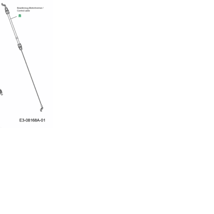 746-05024 Brake Cable - Muut MTD varaosat - 4047427599263 - 1