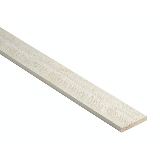 Aitalauta 20x120 pohjamaalattu valkoinen - Aitalaudat, tolpat ja rimat - 6438313557623 - 1