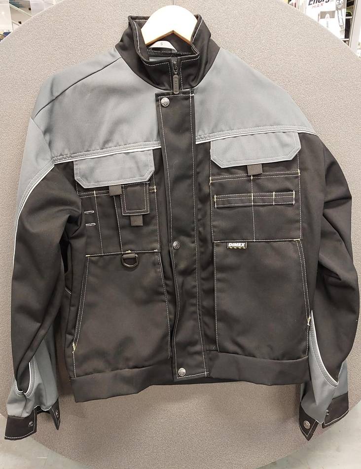 Dimex kesätakki 5901 harmaa/musta - Työvaatteet - 6417845208753 - 1