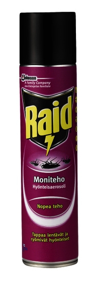 Hyönteisaerosoli Raid 400ml moniteho - Hyönteisten Torjunta-aineet - 6414400022533 - 1