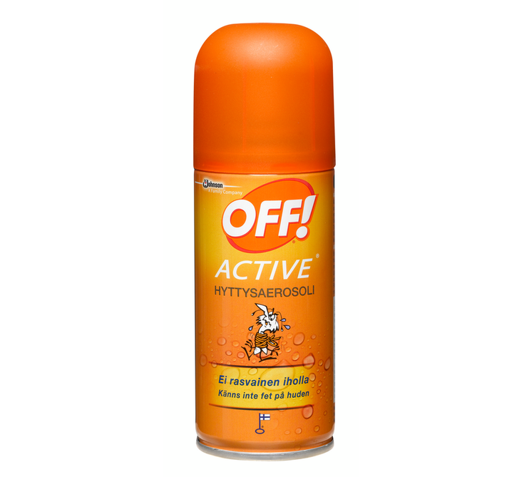 Hyttysaerosoli OFF Active 100ml - Hyönteisansat ja Hyttyskarkottimet - 6414400021383 - 1