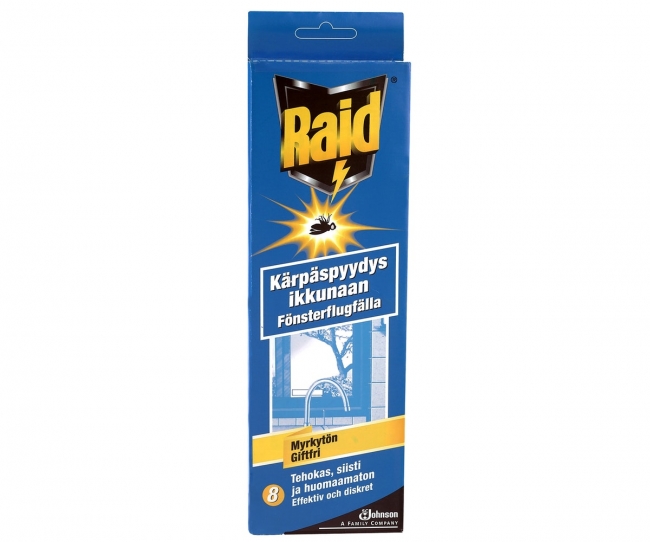 Kärpäspyydys Raid 8 kpl - Hyönteisansat ja Hyttyskarkottimet - 7313740005383 - 1