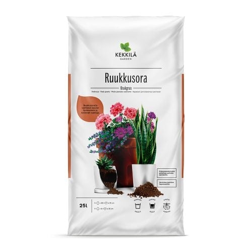 Kekkilä Ruukkusora 25 l - Kukkamullat - 6433000159203 - 1