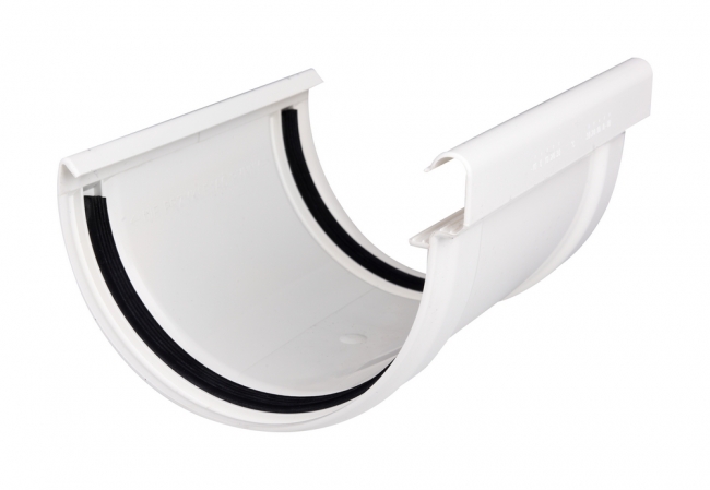 Laajennusjatko-osa 125 mm valkoinen - Sadevesijärjestelmät - 5702751863013 - 1