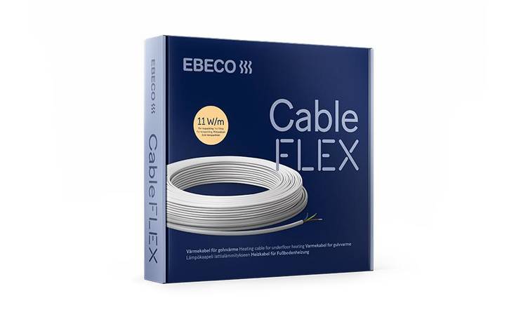 Lämpökaapeli Cableflex 540W, 49m - Sähköinen lattialämmitys - 7330778601165 - 1