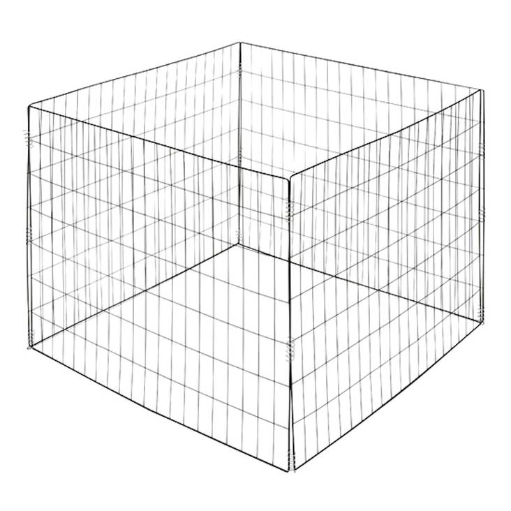 Lehtikompostikehikko 90x90x70cm - Kompostorit - 6430040621363 - 1