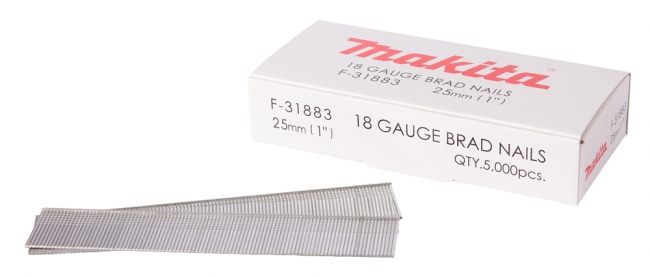 Makita Dyckert naula 1,2 x 25 mm, 18Ga, 5000 kpl - Viimeistelynaulat - 88381292443 - 1