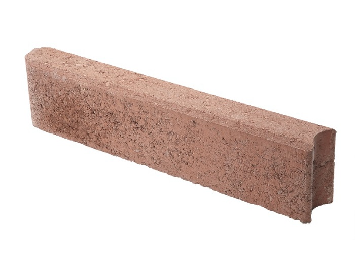 Nurmikon reunakivi 600 Punainen - Nurmikonreunukset - 6419184069606 - 1