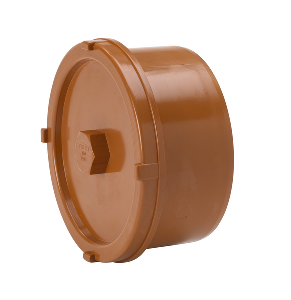 Puhdistustulppa PVC 200 - Viemäriputken osat - 6414902516493 - 1