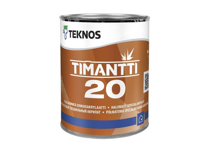Timantti 20 Sisämaali 0,9l - Seinämaalit - 6414620272893 - 1