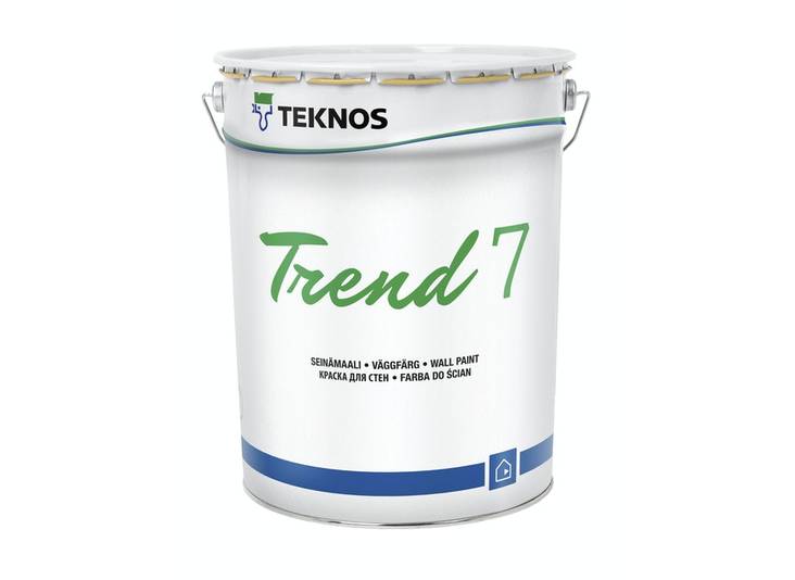 Trend 7 Seinämaali 18l PM1 valkoinen - Seinämaalit - 6414620273463 - 1