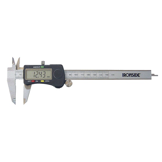 Työntömitta Ironside 150mm digitaalinen - Työntömitat, mikrometrit ja rakotulkit - 3394661511263 - 1