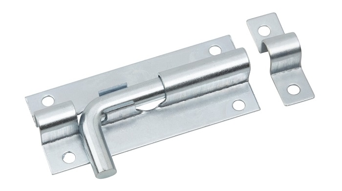 Työntösalpa PROF Fe/Zn 110mm - Ovisalvat, ovivasteet ja ovistopparit - 6438313580393 - 1