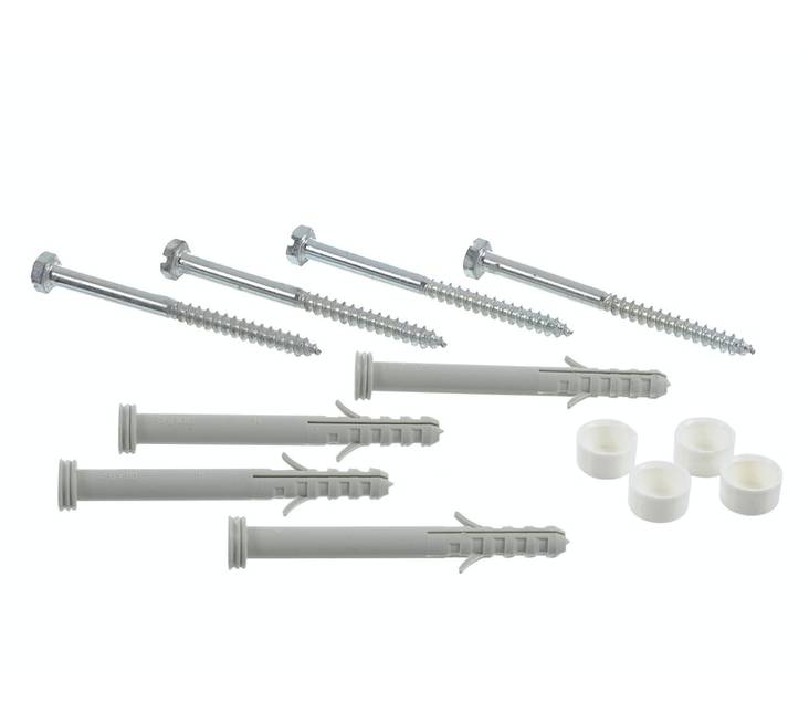 Wc-kiinnitysruuvi PROF 5,5x80mm 4 kpl - Kannakkeet ja ruuvit - 6405422895663 - 1