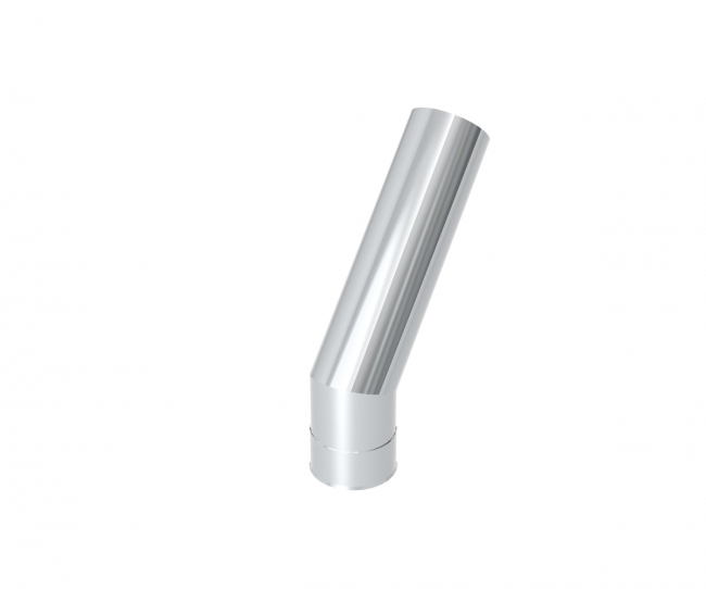 Yhdysputki 115 mutka 45° pitkä RST - Savupiiput ja hormit - 5900856825343 - 1