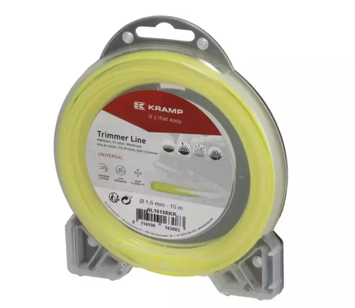 Trimmerin siima pyöreä Ø1,6 mm, 15 m - Trimmeritarvikkeet ja siimat - 8716106163083 - 1