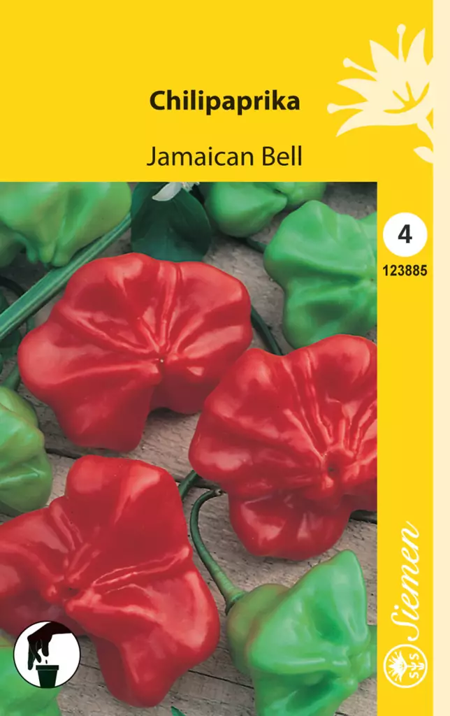 Chilipaprika Jamaican Bell - Puutarhasiemenet - 6415151238853 - 1