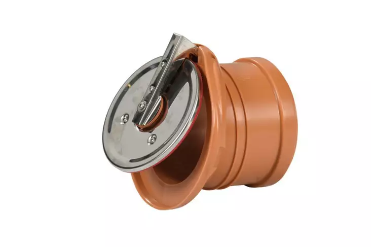 Läppäpadostusventtiili 110 mm - Maanalaisten putkien liittimet - 9010459115423 - 1