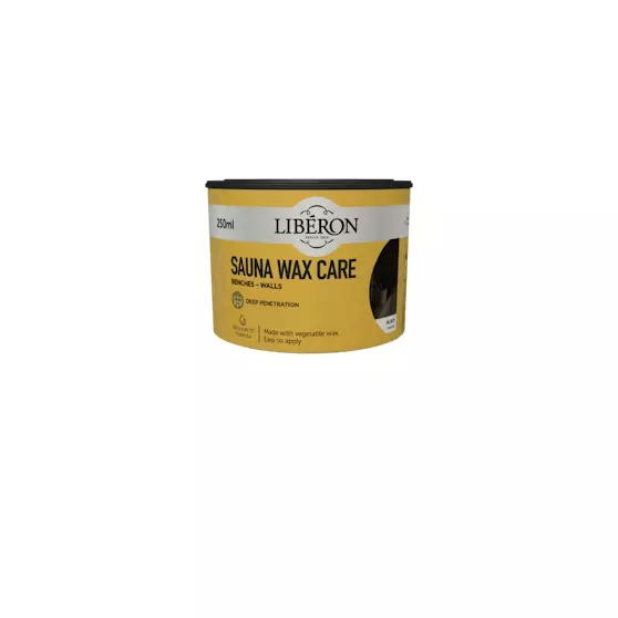 Libéron Sauna Hoitovaha 250ml Black Matt - Saunasuojat ja pesuaineet - 3282391066033 - 1