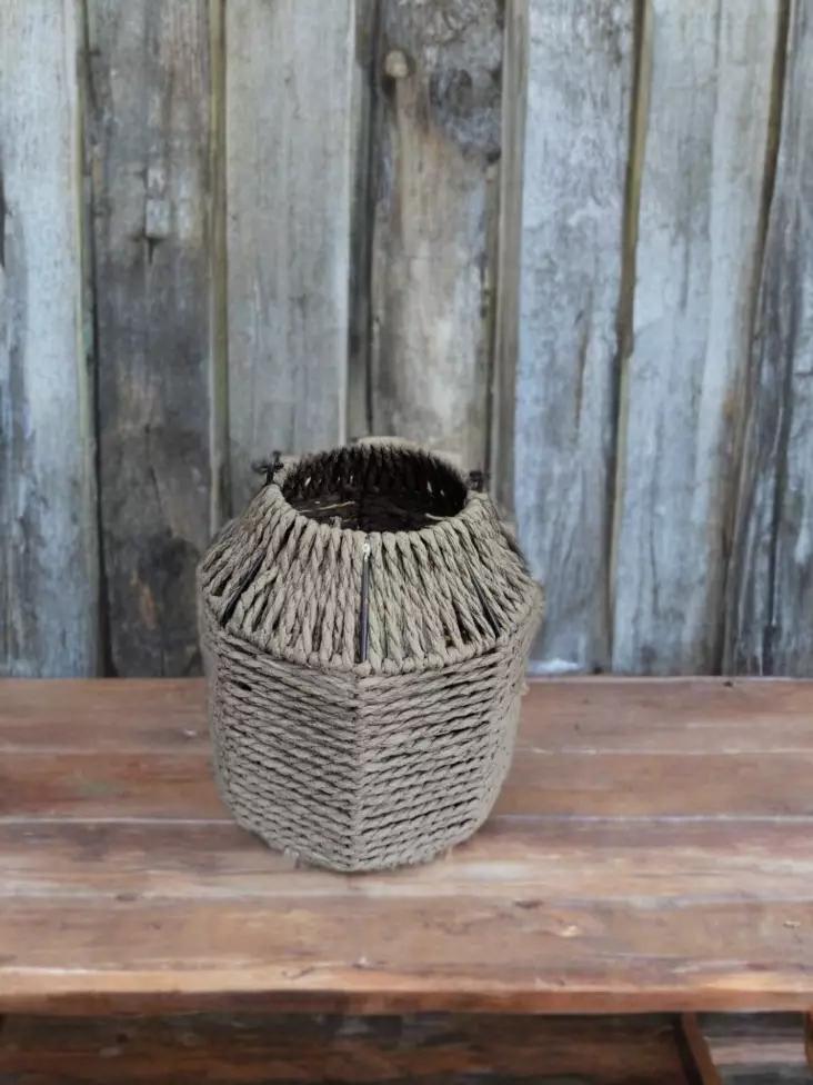 Lyhty Mieli 22cm harmaa - Ulkotulisijat - 6410416115023 - 1
