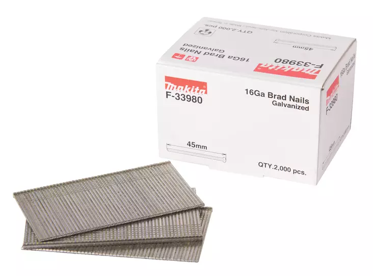MAKITA Dyckert naula 1,6 x 45 mm, 16Ga - Viimeistelynaulat - 088381543873 - 1