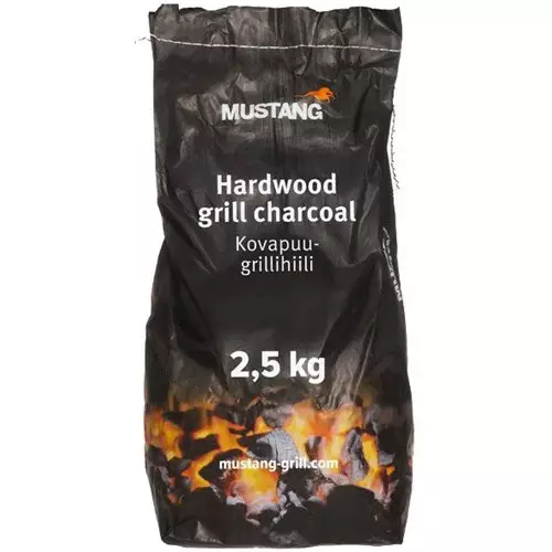 Mustang kovapuu grillihiili 2,5 kg - Hiilet ja briketit - 6410416548463 - 1