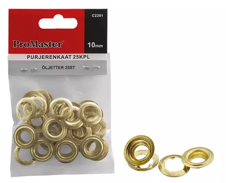 Purjerenkaat 10 mm 25 kpl - Peitteet ja pressut - 6420286822013 - 1