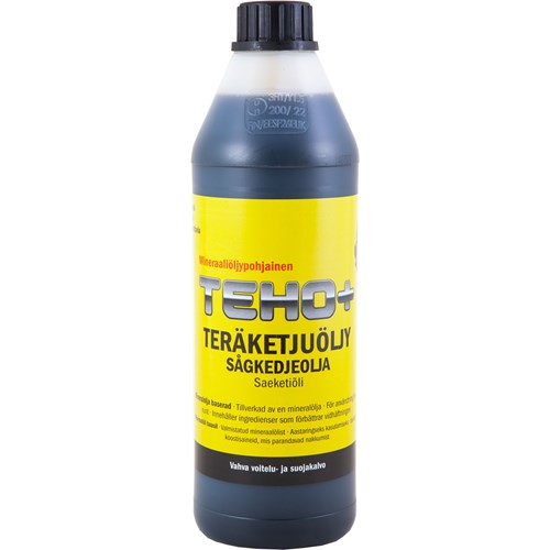 TEHO+ Teräketjuöljy 1 l - Pienkoneöljyt ja kemikaalit - 6417196779483 - 1