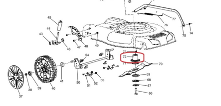 DA00000534 Blade support - Makita terät - DA00000534 - 2
