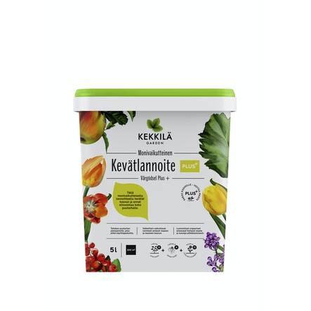 Kekkilä Kevätlannoite Plus+ 5 L - Puutarhalannoitteet - 6433000623704 - 1