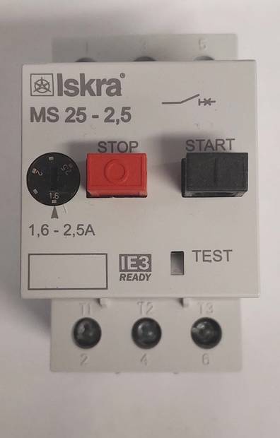 Moottorin suojakytkin 1,5-2,5 A - Pumppujen tarvikkeet - 10224 - 3