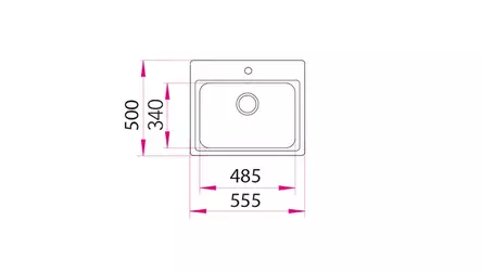 Allas Stala Lyria L50-60 rst - Keittiöaltaat - 6417791138784 - 2