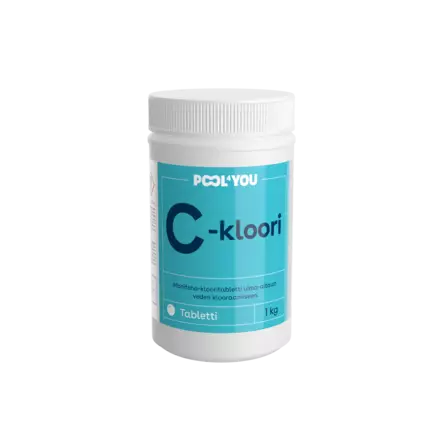 C-Kloori Tabletti 1 kg - Vesilelut ja allastarvikkeet - 6415836521034 - 2