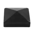 Tolpanhattu FXA 101x101mm musta - Aitaelementit ja portit - 6438313498674 - 1