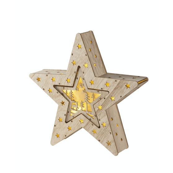 Airam Led Koristetähti 2-IN-1 - Sisäjouluvalot - 6435200247964 - 1