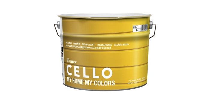 Cello Wintex Talomaali 9l PM1 valkoinen - Seinämaalit ulkoseinille - 6438313747741 - 1
